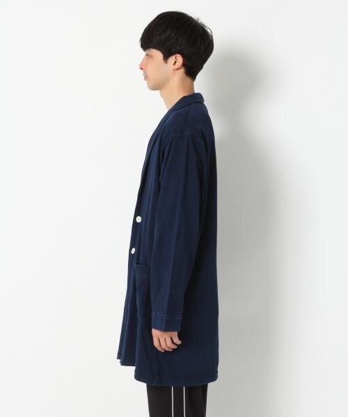 RAGEBLUE（レイジブルー）の「デニムショールコート（ジャケット/アウター・ブルー/ネイビー）」の5枚目の写真