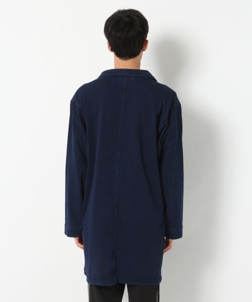 RAGEBLUE（レイジブルー）の「デニムショールコート（ジャケット/アウター・ブルー/ネイビー）」の6枚目の写真