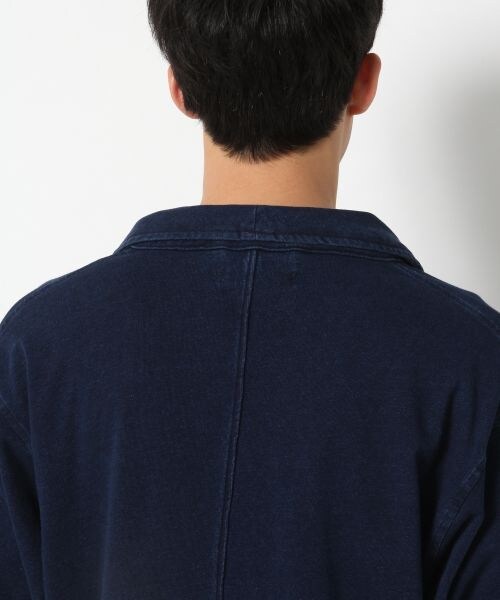 RAGEBLUE（レイジブルー）の「デニムショールコート（ジャケット/アウター・ブルー/ネイビー）」の11枚目の写真