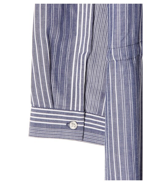 earth music&ecology（アースミュージックアンドエコロジー）の「・ドロストシャツワンピース（ワンピース/ドレス・ベージュ/カーキ/ネイビー/ストライプネイビー/ストライプホワイト・F）」の10枚目の写真