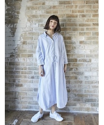 earth music&ecology | ・ドロストシャツワンピース(ワンピース/ドレス)