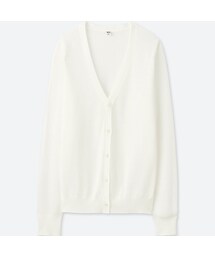 UNIQLO | ライトVネックカーディガン（長袖）(ニット/セーター)