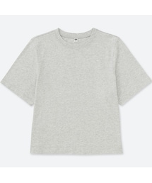 UNIQLO | クロップドクルーネックＴ（半袖）(Tシャツ/カットソー)