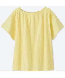 UNIQLO | 2WAYレースコンビネーションＴ（半袖）(Tシャツ/カットソー)
