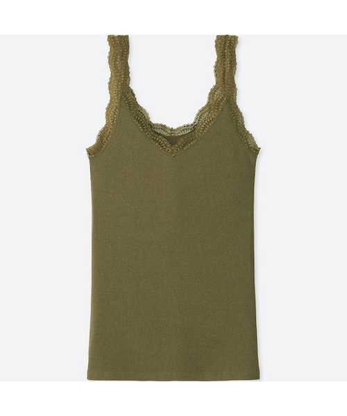 12点セット♡新品タグ付♡ UNIQLO 2WAYリブレースタンクトップ UNIQLO（ユニクロ）の「2WAYリブレースタンクトップ（Tシャツ