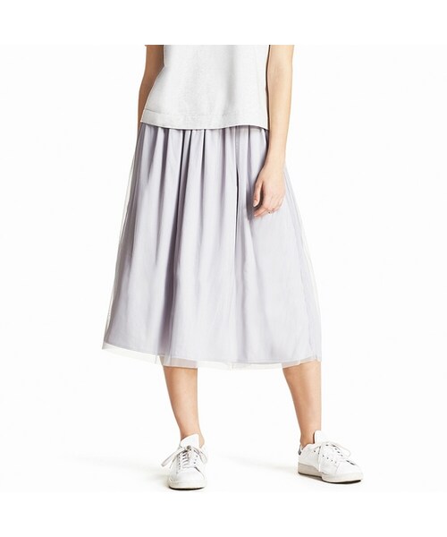 ユニクロ ユニクロ の リバーシブルチュールスカート 丈標準71 73cm スカート Wear