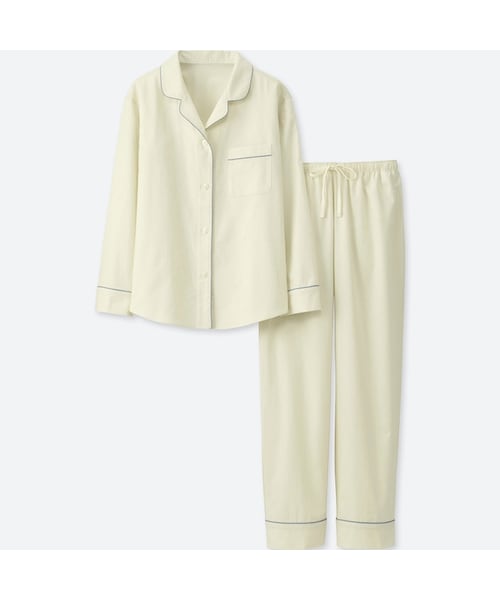 ユニクロ ユニクロ の コットンパイピングパジャマ 長袖 ルームウェア パジャマ Wear ユニクロ ユニクロ の コットンパイピングパジャマ 長袖 ルームウェア パジャマ Wear