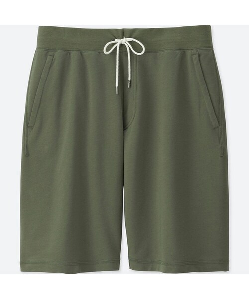 UNIQLO（ユニクロ）の「カットソーイージーショートパンツ（その他パンツ・メンズ・GRAY 03/PINK 12/NAVY 69/BLUE 62/BLUE 67/OLIVE 57・4XL/XS/3XL/L/XXL/S/XL/M）」の2枚目の写真