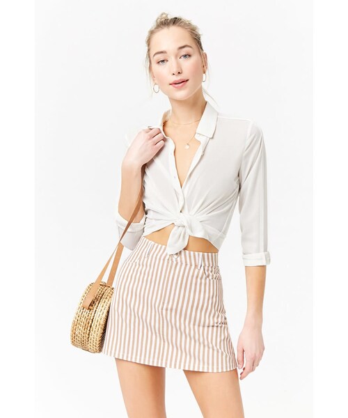 Forever 21 フォーエバー トゥエンティーワン の ストライプミニスカート その他 Wear