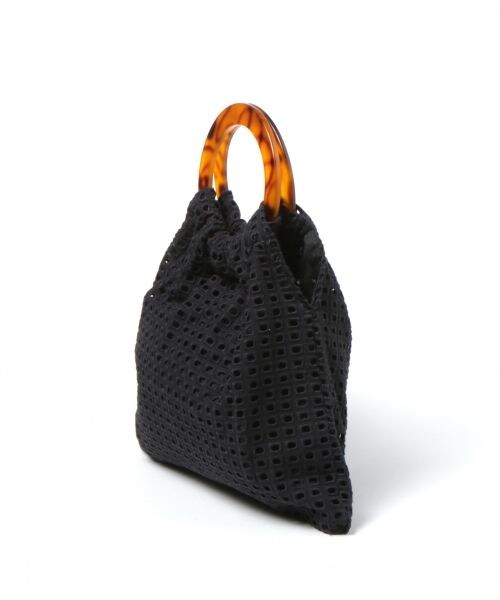 studio CLIP（スタディオクリップ）の「丸ハンドルトートバッグ（バッグ・ブラック/ナチュラル）」の3枚目の写真