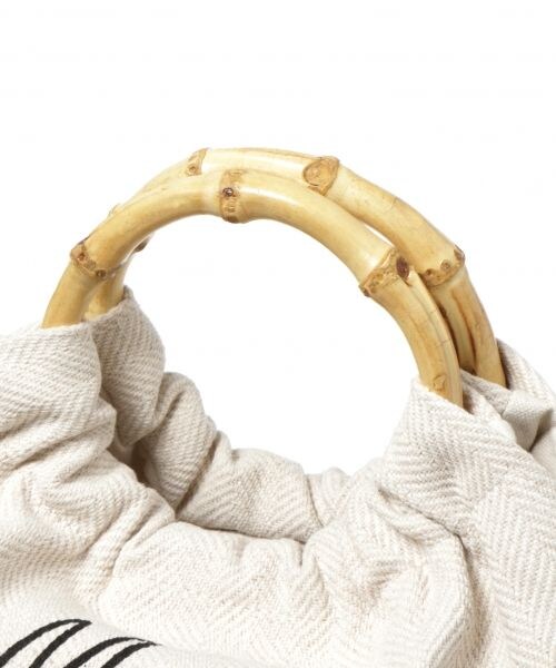 studio CLIP（スタディオクリップ）の「丸ハンドルトートバッグ（バッグ・ブラック/ナチュラル）」の7枚目の写真