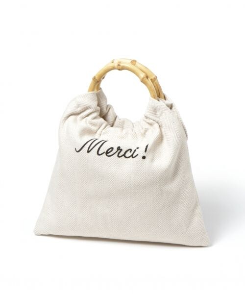 studio CLIP（スタディオクリップ）の「丸ハンドルトートバッグ（バッグ・ブラック/ナチュラル）」の2枚目の写真