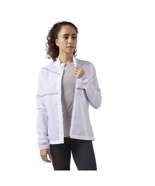 Reebok(リーボック)の「OSR ランニング ヒーロー ジャケット(ジャケット/アウター・ホワイト)」の1枚目の写真