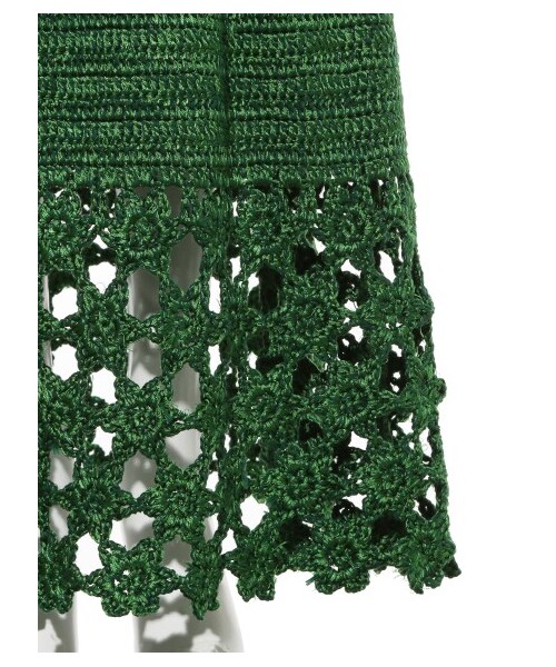 FRAY I.D（フレイアイディー）の「クロシェロングスカート（ロング  