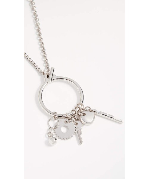 alexanderwang(アレキサンダーワン)の「Alexander Wang O Ring Trinket Necklace(ネックレス・レディース・Silver・One Size)」の2枚目の写真