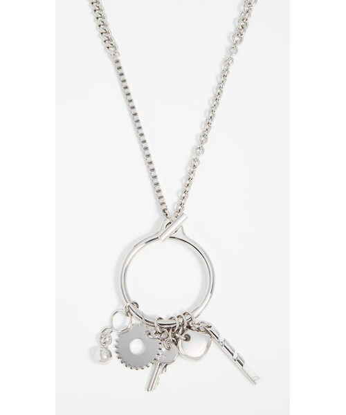 alexanderwang(アレキサンダーワン)の「Alexander Wang O Ring Trinket Necklace(ネックレス・レディース・Silver・One Size)」の1枚目の写真