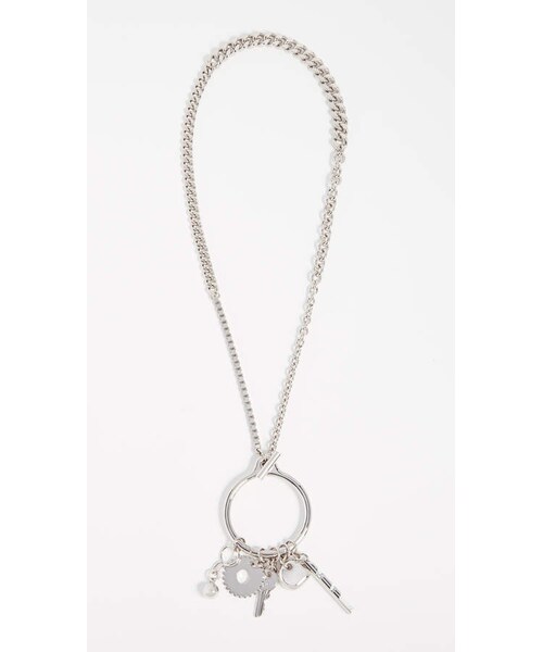 alexanderwang(アレキサンダーワン)の「Alexander Wang O Ring Trinket Necklace(ネックレス・レディース・Silver・One Size)」の3枚目の写真