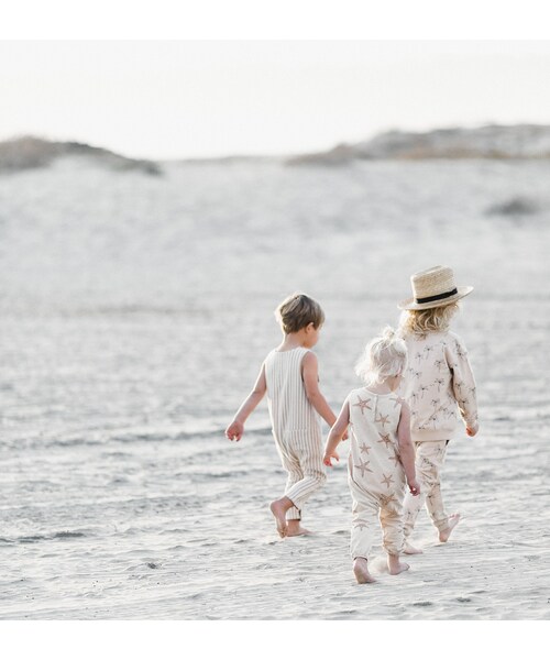 cache cache（カシュ カシュ）の「Rylee＆cru   cocoa stripes button jumpsuit（サロペット/オーバーオール・キッズ・その他）」の4枚目の写真