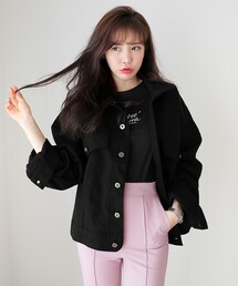 DHOLIC | オーバーサイズコットンジャケット(その他アウター)