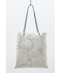 Kagari Yusuke | カガリユウスケ 電線 トート バッグ cc 亀裂加工(トートバッグ)