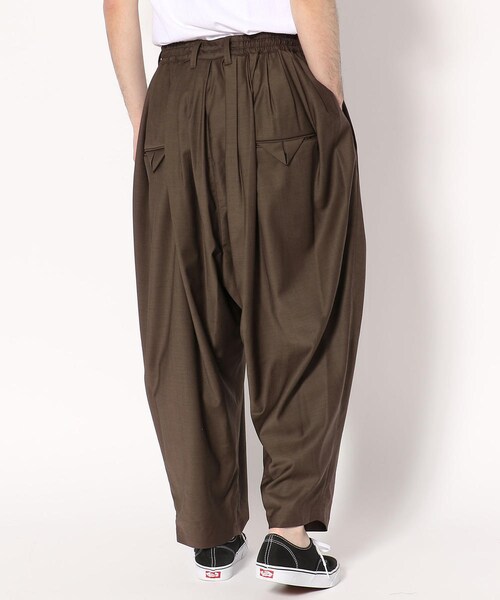 SASQUATCHfabrix.(サスクワァッチファブリックス)の「Sasquatchfabrix.サスクワァッチファブリックス/big silhouette taperrd pants(パンツ・メンズ・BLACK/BROWN・L)」の3枚目の写真