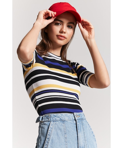 FOREVER 21(フォーエバー トゥエンティーワン)の「ハイウエストデニムショートパンツ(その他・レディース・INDIGO/BLACK・24/25/26/27/28/29/30/31/ONE SIZE/S/M/L/7/9)」の8枚目の写真