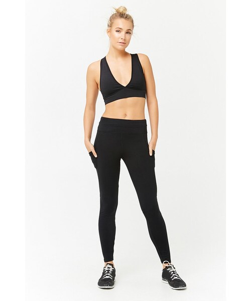 FOREVER 21（フォーエバー トゥエンティーワン）の「High Impactメタリックトリムスポーツブラ（その他・レディース・BLACK/GOLD・XS/S/M/L）」の8枚目の写真