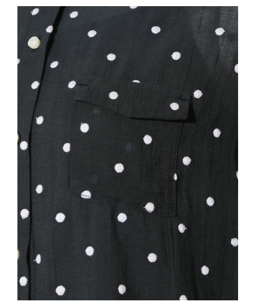 FURFUR（ファーファー）の「ドット刺繍ブラウス（ブラウス・レディース・WHT/NVY・F）」の10枚目の写真