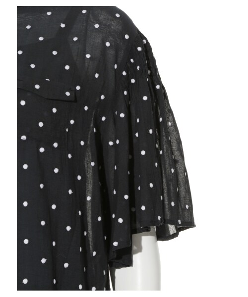 FURFUR（ファーファー）の「ドット刺繍ブラウス（ブラウス・レディース・WHT/NVY・F）」の9枚目の写真