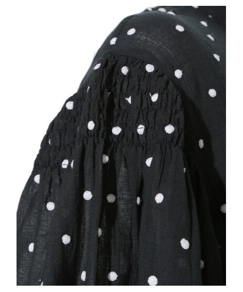 FURFUR（ファーファー）の「ドット刺繍ブラウス（ブラウス・レディース・WHT/NVY・F）」の8枚目の写真