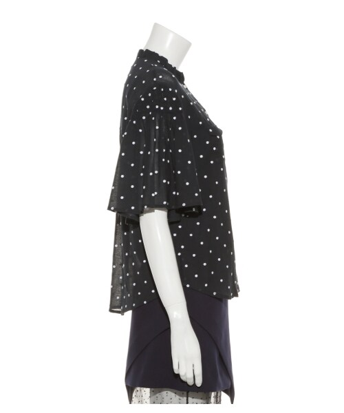 FURFUR（ファーファー）の「ドット刺繍ブラウス（ブラウス・レディース・WHT/NVY・F）」の6枚目の写真