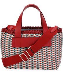 miu miu（ミュウミュウ）の「Miu Miu Woven Patch Small Tote