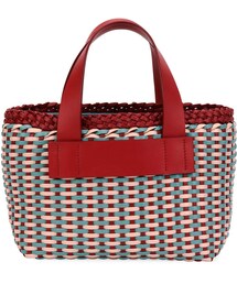 MIU MIU チェック柄トートバッグ Miu Miu Gingham Check Tote Bag