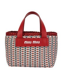 miu miu（ミュウミュウ）の「Miu Miu Woven Patch Small Tote