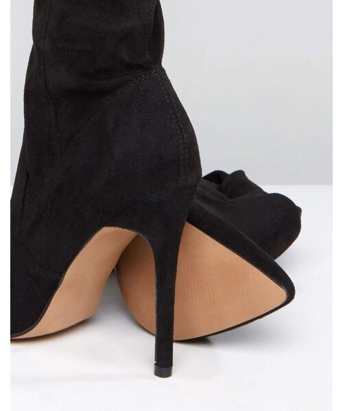 asos(エイソス)の「ASOS KENDRA Point Over The Knee Boots(ブーツ・レディース・Black・Us 5/Us 7/Us 4)」の3枚目の写真