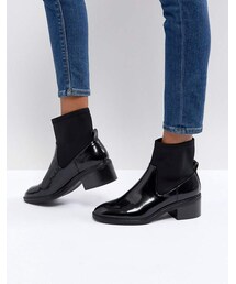 Bershka | Bershka Patent Shoe Boot(ブーツ)