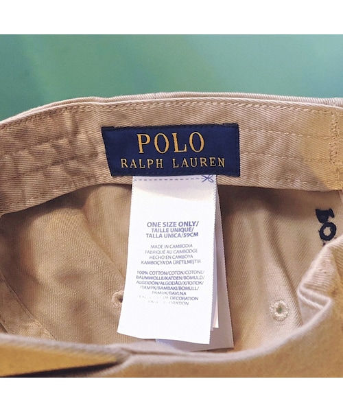 POLO RALPH LAUREN（ポロ ラルフ ローレン）の「POLO RALPH LAUREN 6パネルキャップ（キャップ・レディース・その他）」の4枚目の写真