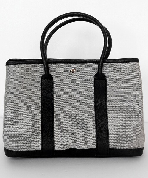 DHOLIC（ディーホリック）の「2WAYコントラストバッグ（トートバッグ・レディース・ホワイト/ブルー/オレンジ/ブラック/グレー・FREE）」の2枚目の写真