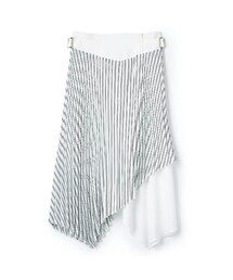 NINE | NINE Irregular Hem Pleats Skirt(スカート)