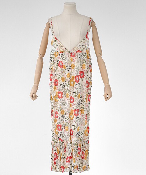 DHOLIC（ディーホリック）の「スリーブレスフローラルワンピース（ワンピース・レディース・パープル/ホワイト/ブラック・FREE）」の2枚目の写真