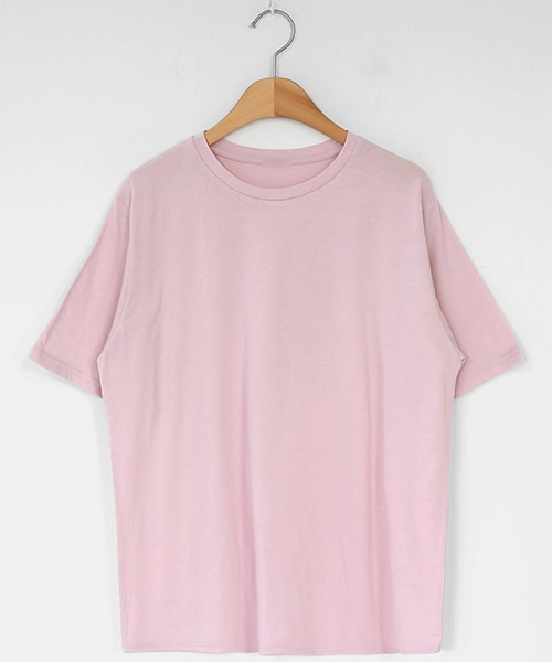 DHOLIC（ディーホリック）の「モダールブレンドTシャツ（Tシャツ/カットソー・レディース・ホワイト/イエロー/ピンク/ブラック・FREE）」の4枚目の写真