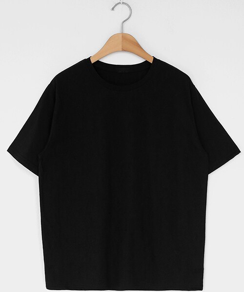 DHOLIC（ディーホリック）の「モダールブレンドTシャツ（Tシャツ/カットソー・レディース・ホワイト/イエロー/ピンク/ブラック・FREE）」の2枚目の写真