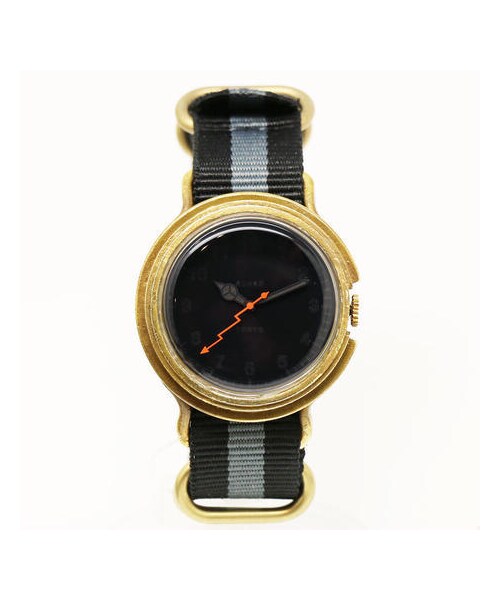 no brand(ノーブランド)の「GENSO Second ミニマルウォッチ ブラックインデックス(アナログ腕時計・レディース・ブラック・L 33mm)」の1枚目の写真