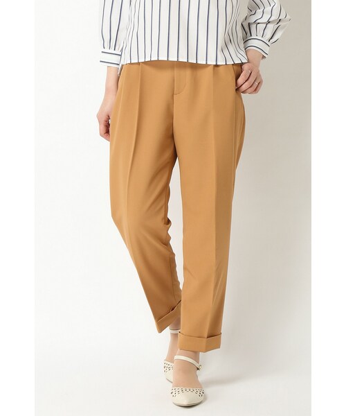 ikka（イッカ）の「ベグトップパンツ（パンツ・レディース・ネイビー/キャメル/ソノタ・Ｓ/Ｍ/Ｌ）」の2枚目の写真