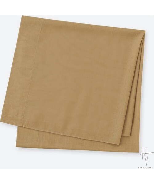 UNIQLO（ユニクロ）の「エアリズムストール＋E（ストール/ショール・レディース・BLUE 64/BLACK 09/BEIGE 32/PINK 12・フリー）」の3枚目の写真