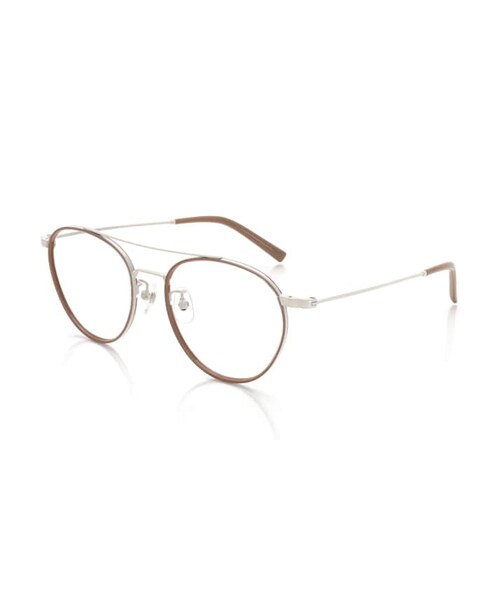 JINS（ジンズ）の「【Combination Airframe-High trend-】コンビネーションエアフレーム（メガネ・レディース・ブラック(194)/ベージュ(281)・M 51□18-143○45）」の2枚目の写真