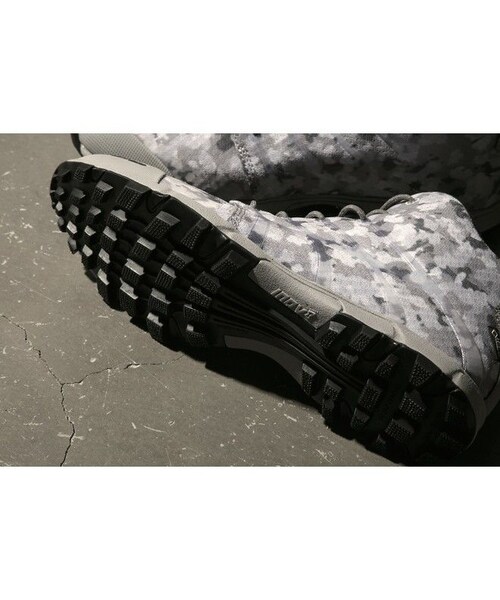 【タグ付き新品】foot the coacher × INOV 8 フットザコーチャー ROCLITE 286 GTX トレッキングシューズ スニーカーUK9.5(28.5cm) 迷彩① 未使用□定価2万8620円foot the coacherフットザ