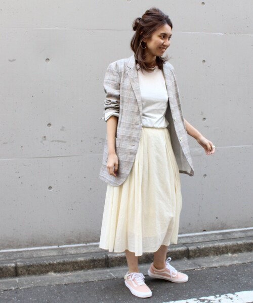 FRAMeWORK（フレームワーク）の「リネンチェックジャケット◇（）」 - WEAR
