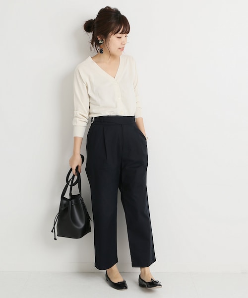 Spick &amp; Span - ICE COTTON 2WAY カーディガン ナチュラル Spick & Span（スピックアンドスパン）の「ICE COTTON 2WAY