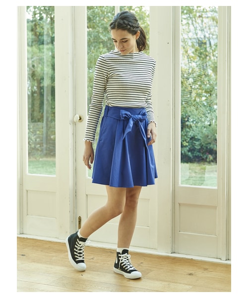 earth music&ecology(アースミュージックアンドエコロジー)の「CONVERSE×earth ALL STAR ハイカットスニーカー(シューズ・ホワイト/ライトグレー/ブラック・5cm/23cm/24cm)」の4枚目の写真
